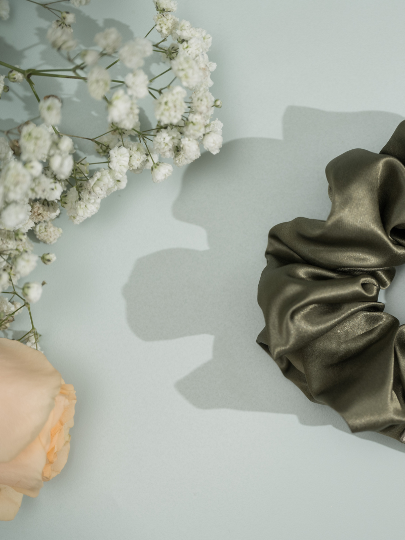 MUSEAura Classic Silk Scrunchie