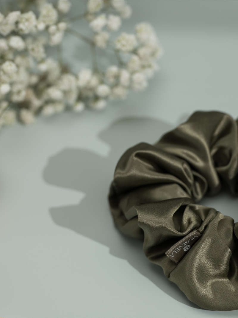 MUSEAura Classic Silk Scrunchie